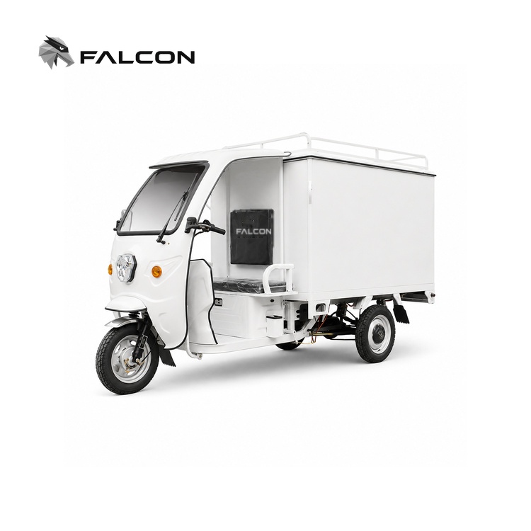 Enclosed Electric Delivery Tricycle